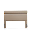 Cabeceira King Estofada Mira 193 cm - Mel c/ Linho Bege