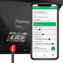 Chuveiro Ducha Eletrônica Ducali com Led Zagonel  7500W (Funciona tanto a Gás como Elétrico)