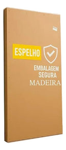 Espelho Retangular Com Led 3 Cores 170x70 Cm Jateado Corpo