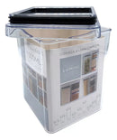 Kit 24 Potes Porta Mantimento Hermético Quadrado Cozinha (Lumini Paramount)