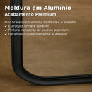 Espelho Retangular Com Led 3 Cores 170x70 Cm Jateado Corpo