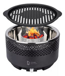 Churrasqueira portátil a carvão biscuitt Steak Master Smoke & Fire Usb com Bag