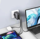 Carregador Turbo Ugreen Usb A/C 100W + Cabo 1.5M Preto (Para Iphones/Android/Computadores)