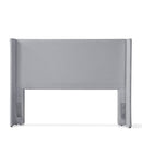 Cabeceira King Estofada Liya 208 cm - Bouclê Cinza