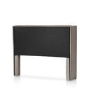 Cabeceira King Estofada Reid Canelada 208 cm - Linho Mescla Fendi