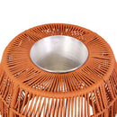 Mesa Balde de Gelo Walker em Corda Náutica 58 cm - Terracota