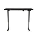 Mesa com Regulagem de Altura Elétrica Unit Pro 135 cm - Preto c/ Preto Fosco