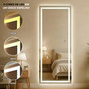 Espelho Retangular Com Led 3 Cores 170x70 Cm Jateado Corpo